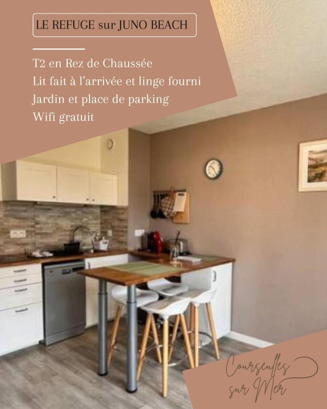 Ferienwohnung Le Refuge Marin Courseulles-sur-Mer Exterior foto