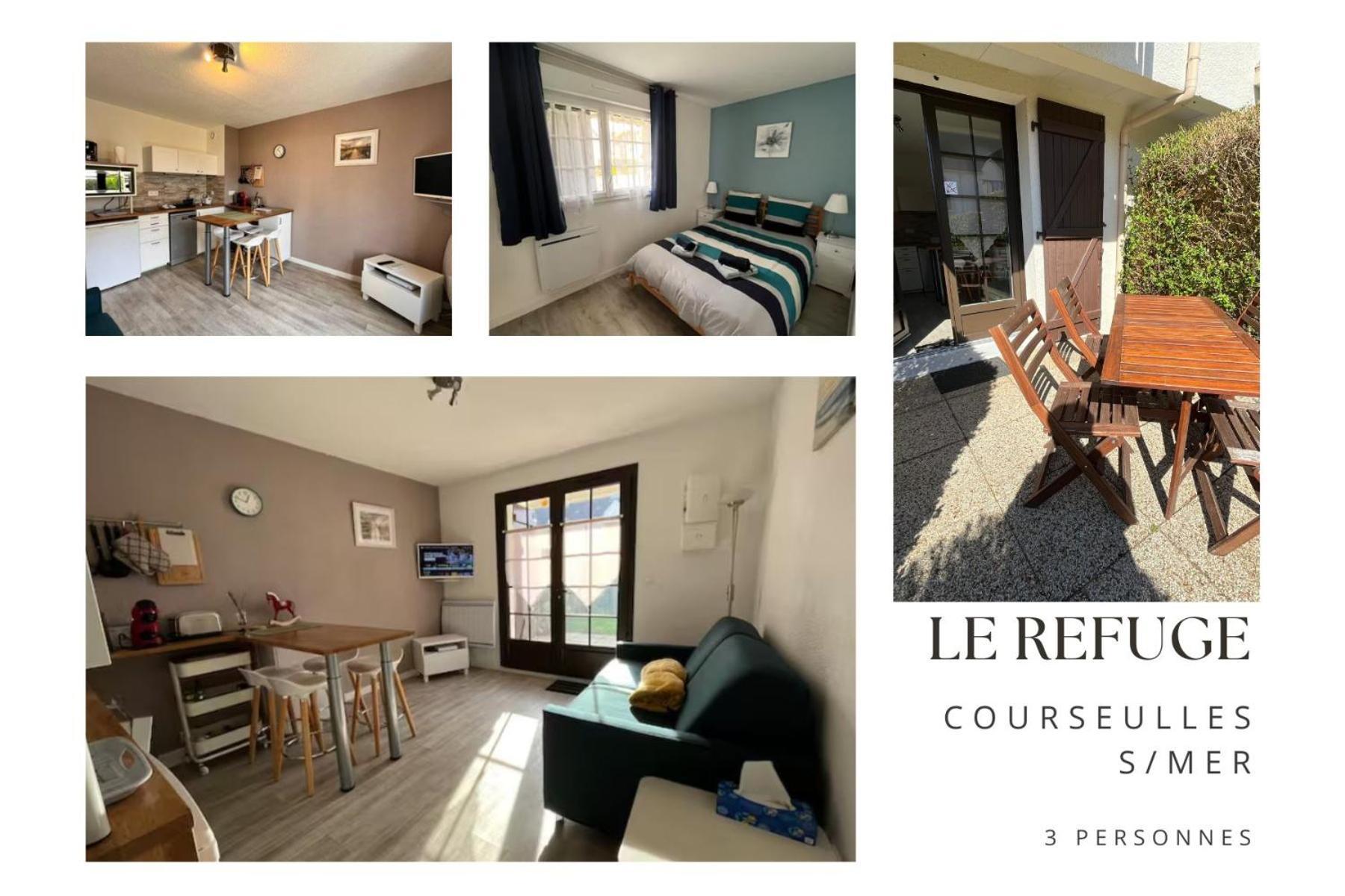 Ferienwohnung Le Refuge Marin Courseulles-sur-Mer Exterior foto